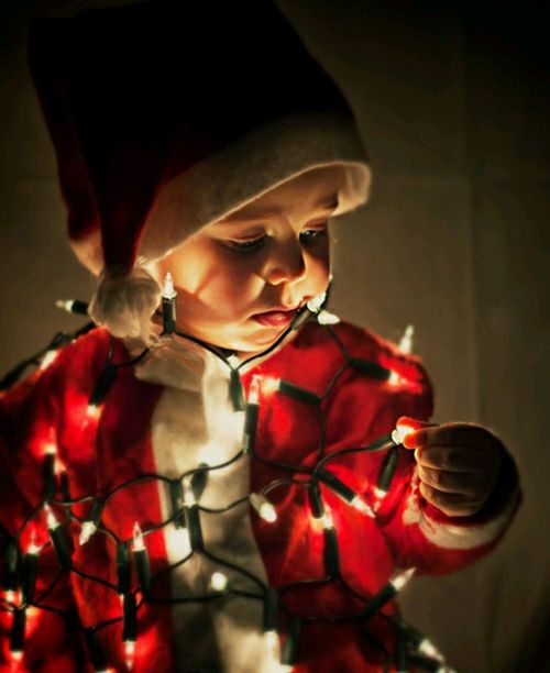 Christmas cute kid